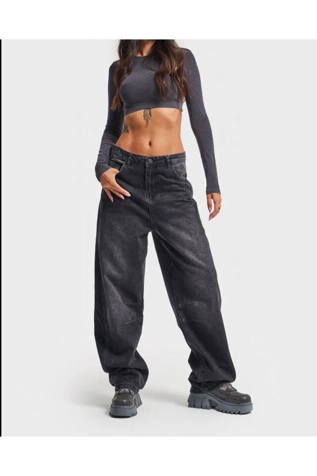 Orta Bel Denim Pantolon