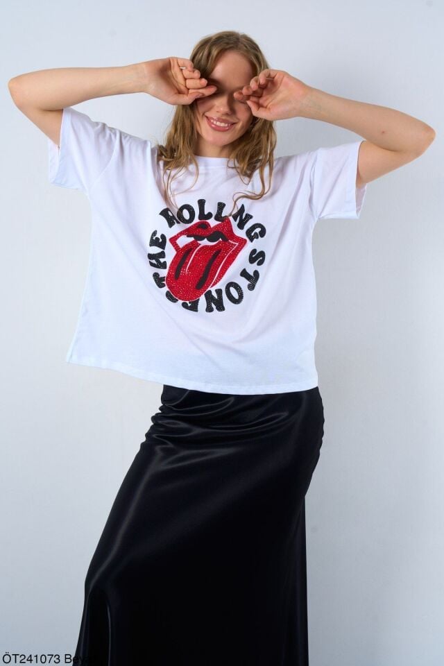 ROLLİNG KİSS T-SHİRT